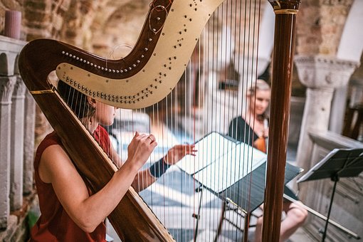 Arpa, Musica, Classica, Musicista, Mani